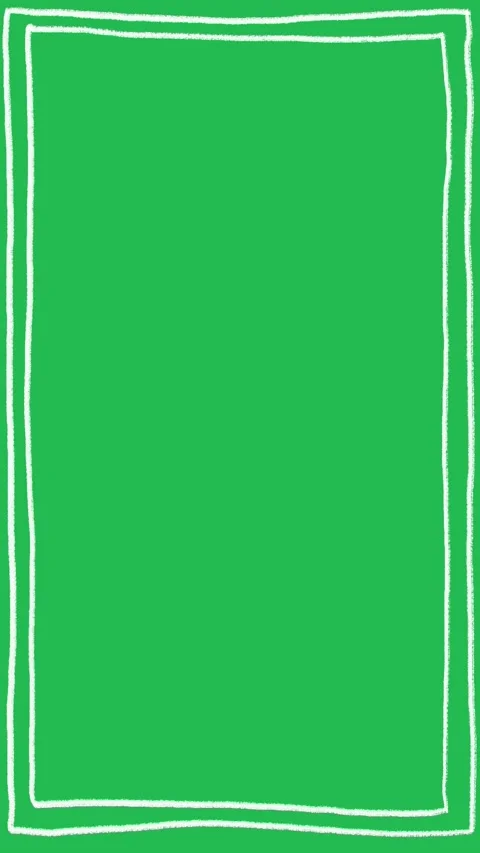 Hand Drawn 2D Animated White Scribble Frame Vertical Border Motion Graphic Stockbeeldmateriaal 334579626