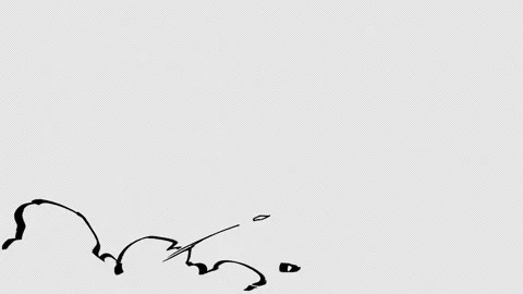 Hand-drawn 2D animation of a rocket projectile impacting and exploding into Stockbeeldmateriaal 347279943