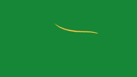 Hand Drawn 2D Animation Yellow Spiral Swirl Motion Graphic Element Vidéo 334608780