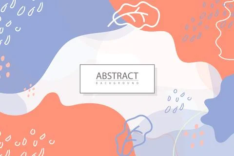 Hand drawn abstract background Stock Illustration