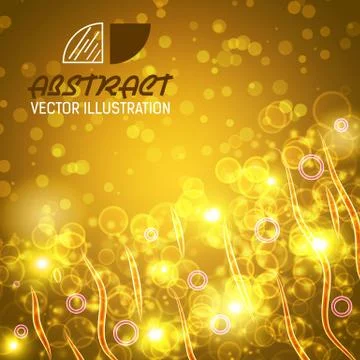 Hand drawn abstract background ornament illustration concept. Ve Stock Illustration