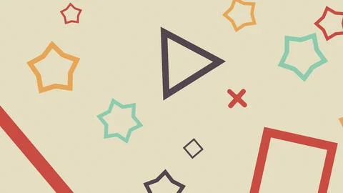 Hand Drawn Abstract Background 写真素材