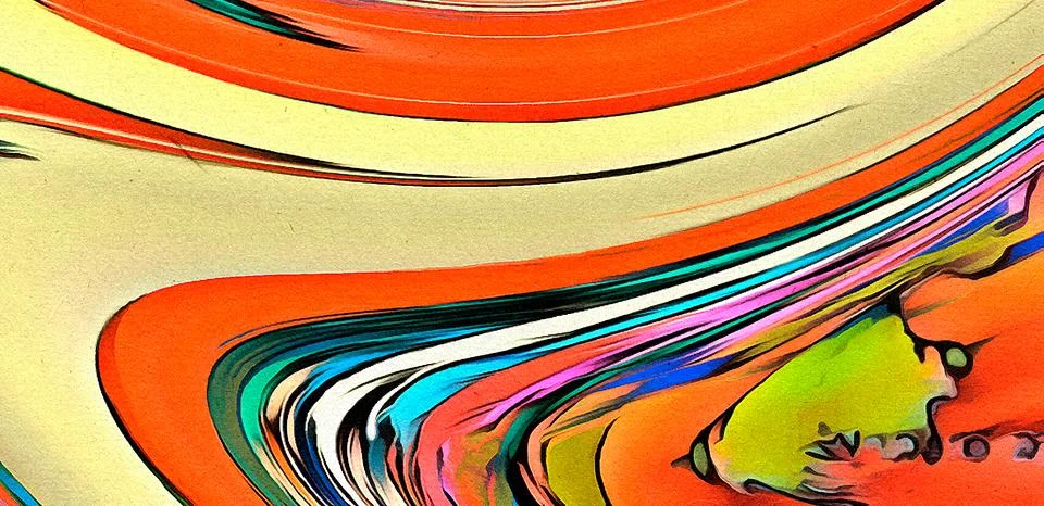Hand drawn abstract background template for flyer, poster, banner, invitation Stock Illustration