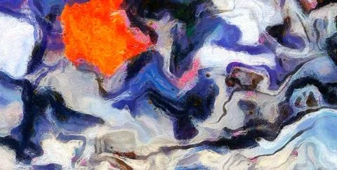 Hand drawn abstract background template for flyer, poster, banner, invitation Stock Illustration