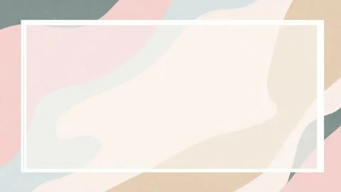 Hand drawn abstract border frame with copy space and pastel background seam.. 스톡 동영상 342043472