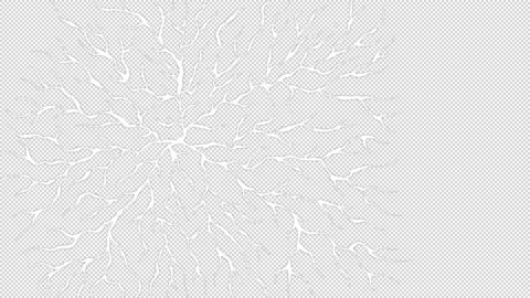 Hand drawn abstract cracks animation frame with alpha channel, motion graphics. Stock-Footage 140838570