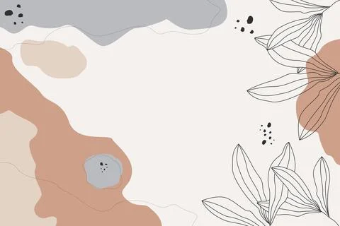 Hand drawn abstract doodle background illustration Stock Illustration
