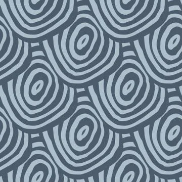 Hand drawn abstract geometric circles seamless pattern. イラスト素材