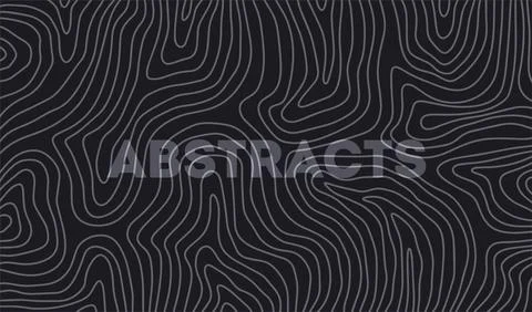 Hand drawn abstract horizontal background for banner with different shapes Stock Illustration