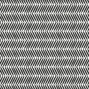 Hand Drawn Abstract Seamless Pattern Illustrazione stock