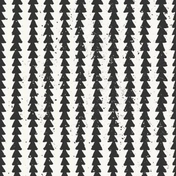 Hand Drawn Abstract Seamless Pattern Illustrazione stock