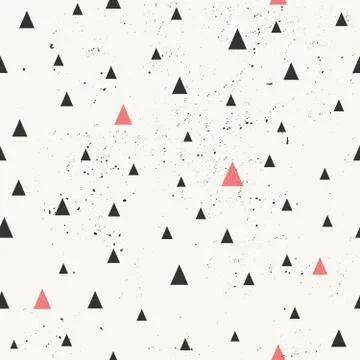 Hand Drawn Abstract Seamless Pattern Stock Illustration