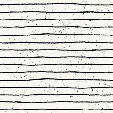 Hand Drawn Abstract Seamless Pattern Stock Illustration