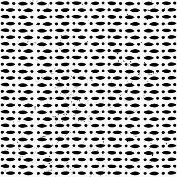 Hand Drawn Abstract Seamless Pattern Stock Illustration