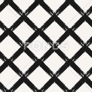 Hand Drawn Abstract Seamless Pattern Stock Illustration