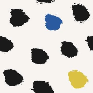 Hand Drawn Abstract Seamless Pattern Illustrazione stock