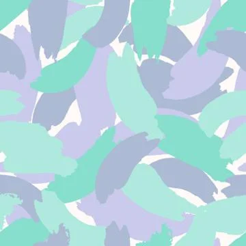 Hand Drawn Abstract Seamless Pattern Stock Illustration