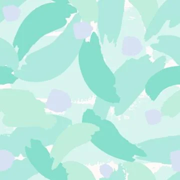 Hand Drawn Abstract Seamless Pattern Stock Illustration