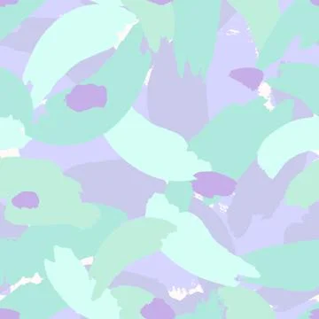 Hand Drawn Abstract Seamless Pattern Stock Illustration