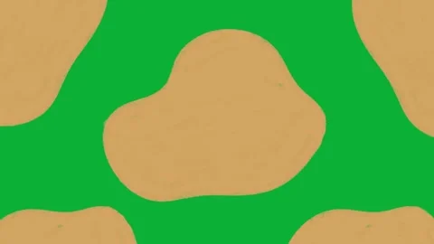 Hand Drawn Abstract Shape Animation Green Screen Stock Footage 323468197