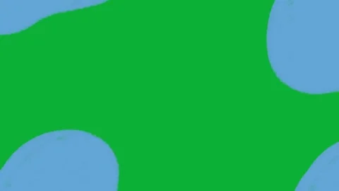 Hand Drawn Abstract Shape Animation Green Screen Stock Footage 323468202