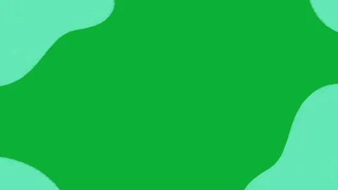 Hand Drawn Abstract Shape Animation Green Screen Stock Footage 323468203