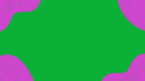 Hand Drawn Abstract Shape Animation Green Screen Stock Footage 323468206