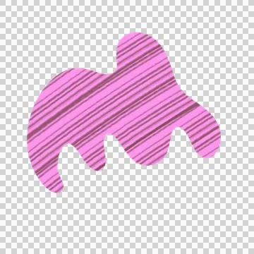 Hand drawn abstract shape Foto stock