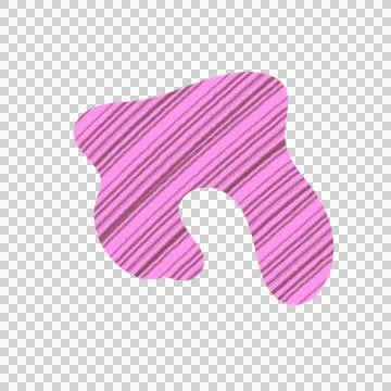 Hand drawn abstract shape Foto stock
