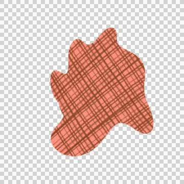 Hand drawn abstract shape Foto stock