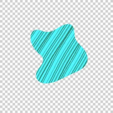 Hand drawn abstract shape Foto stock