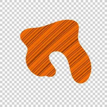 Hand drawn abstract shape Stock Photos