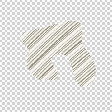 Hand drawn abstract shape Stock Photos