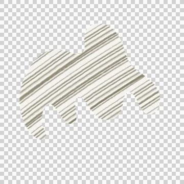 Hand drawn abstract shape Stock Photos