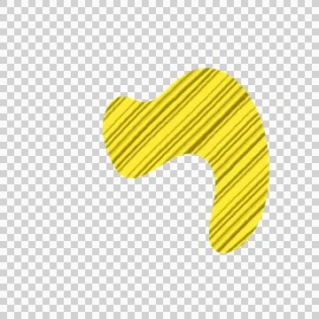 Hand drawn abstract shape Foto stock