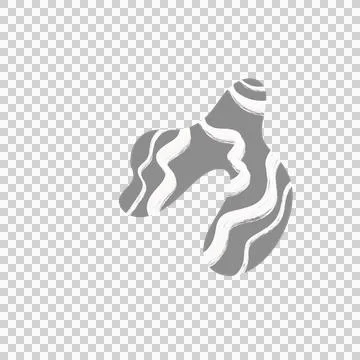 Hand drawn abstract shape Stock Photos