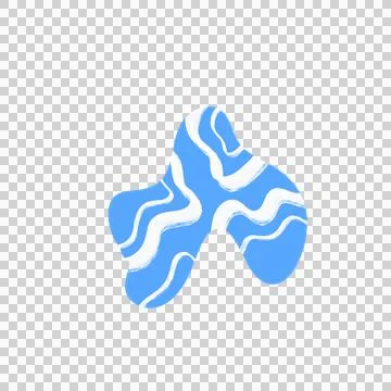 Hand drawn abstract shape Stock Photos