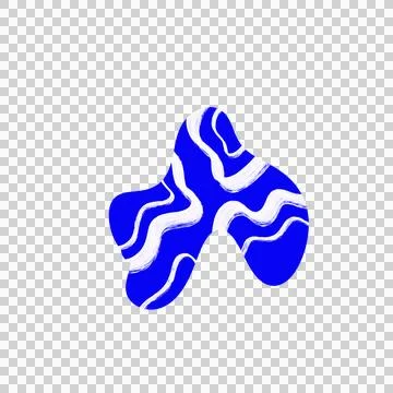 Hand drawn abstract shape Stock Photos
