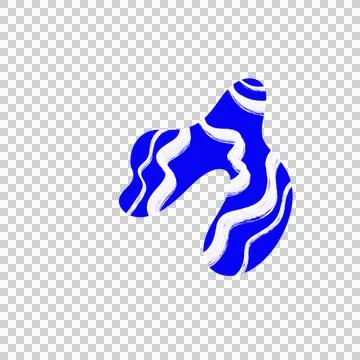 Hand drawn abstract shape Stock Photos