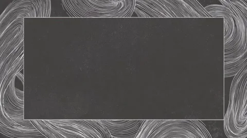 Hand drawn abstract swirling border frame with copy space text overlay seam.. Stockbeeldmateriaal 342046195
