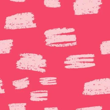 Hand Drawn Abstract Textures Seamless Pattern Stock Illustration