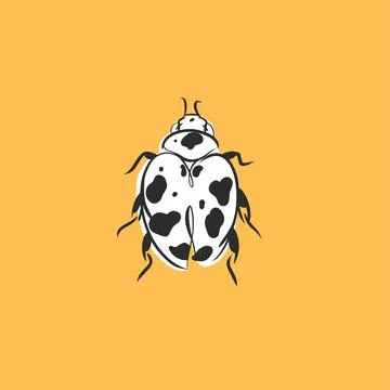 Hand drawn abstract vector graphic illustration collection set with cute Ilustración de archivo