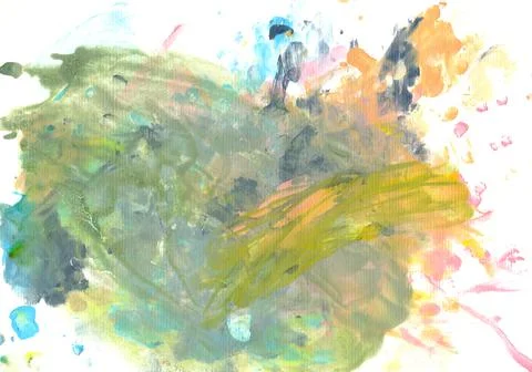 Hand drawn acrylic background. Soft colors. Acrylic painting. Stock Illustration