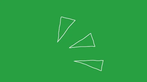 Hand-Drawn Animated Accent Burst video | White Outline Pop Effect hand drawn Vidéo 332719136