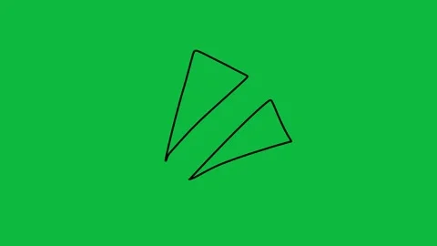 Hand-Drawn Animated Accent Burst video | White Outline Pop Effect Stock Footage 342397913