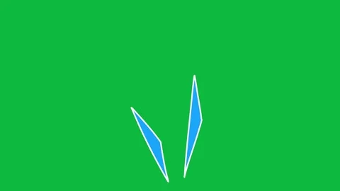 Hand-Drawn Animated Accent Burst video | White Outline Pop Effect Stock Footage 342398106