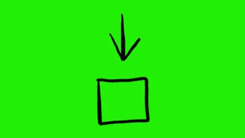 Hand-Drawn Animated Arrow, Scribble Doodle Directional Signs Pointing Stock-Footage 320355665