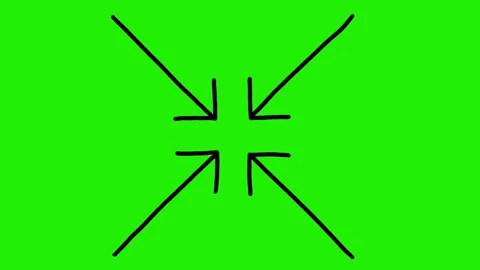 Hand-Drawn Animated Arrow, Scribble Doodle Directional Signs Pointing Stock-Footage 320355893