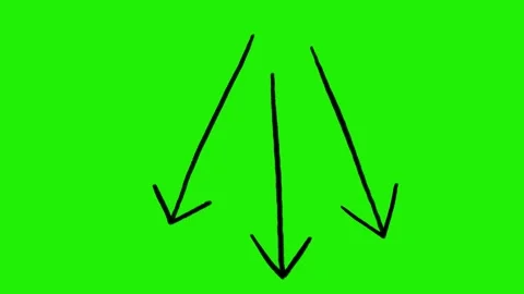 Hand-Drawn Animated Arrow, Scribble Doodle Directional Signs Pointing Stock-Footage 320355923