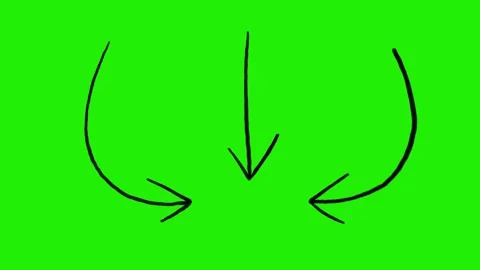 Hand-Drawn Animated Arrow, Scribble Doodle Directional Signs Pointing Stock-Footage 320355936
